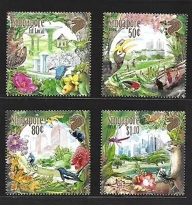 Singapur 2013 Nuestra ciudad en el jardín, completo 4 V montado sin montar o nunca montado - Imagen 1 de 2