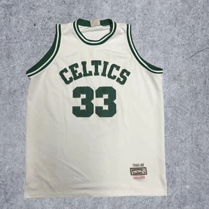 NBA Larry Bird Boston Celtics Jersey Mitchell & Ness Hardwood Classics White Men - Picture 1 of 6