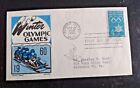 1960 Winter Olympics Squaw Valley Luge Cachet Craft Ken Boll Cachet Fdc