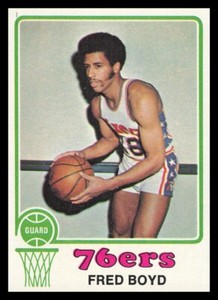 1973-74 Topps #91 Fred Boyd Philadelphia 76ers NR-MINT