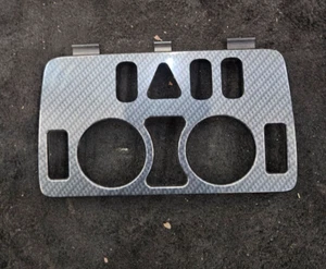 Mercedes W208 Coupe CLK 1998 Mittelkonsole Blende Carbonoptik - Bild 1 von 5