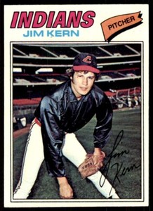 1977 Topps Jim Kern A Baseball Cards #41