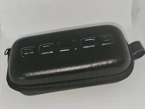 Police Sunglasses / Eyeglasses Case with Zipper - Black - Brand New - Bild 1 von 5