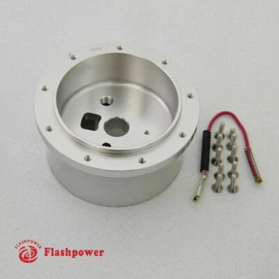 9 Hole Steering Wheel Hub Adapter Flaming River, Ididit, GM, Chevy Satin - Image 1 of 4