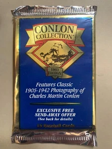 1993 Sporting News Conlon Collection Sealed Foil Pack - Picture 1 of 2