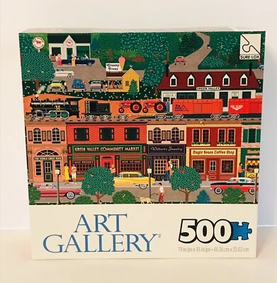 Art Gallery Sure-Lox ЗЕЛЕНАЯ ДОЛИНА 500 шт. Пазл НОВЫЙ - Изображение 1 из 4