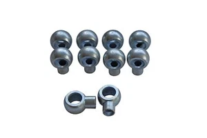 10 x Ringlötstück 8x12 (für 8er Leitung, für 12er Hohlschraube, z.B. M12x1,5),   - Bild 1 von 1