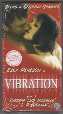 Vibration (Rare Factory Sealed Promo VHS Screener) Essy Persson / Lejonsommar  - Image 1 of 2