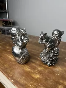Silver Squirrel Shelf Decor - Picture 1 of 8