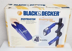 Black & Decker Dustbuster Cordless Hand Vacuum, SnakeLight, 2 Batteries, Charger - Picture 1 of 6