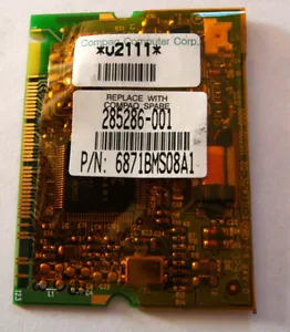 NUOVO Compaq Presario computer portatile 56k modem 285286-001 interno HP P/N 6871BMS08A1 quadrante - Foto 1 di 1
