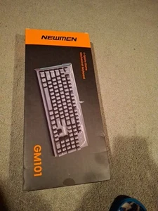 Newmen GM101 Mechanical Gaming Keyboard,RGB Backlit Wired Keyboard with Wrist... - Picture 1 of 2
