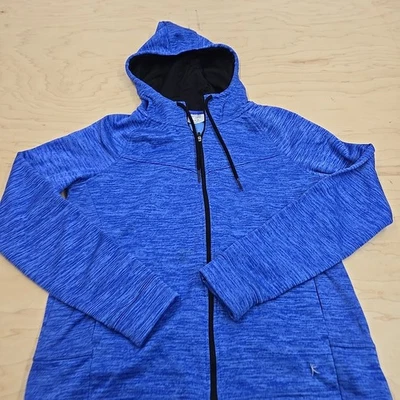Sudadera con Capucha Danskin Cremallera 8/10 Azul Medio Cordón Foto 1 de 4