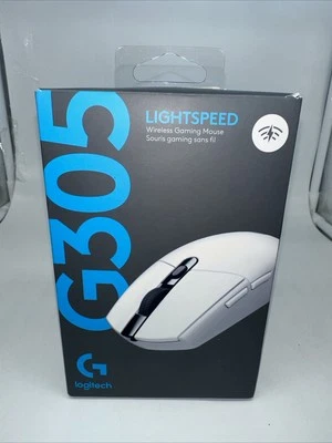 Logitech - G305 LIGHTSPEED Wireless Optical Gaming Mouse White - Open Box - Image 1 of 4