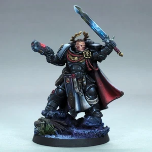 Templarios Negros Pintados Capitán Mariscal Miniatura Warhammer 40k nmm osl plasma gw - Imagen 1 de 8