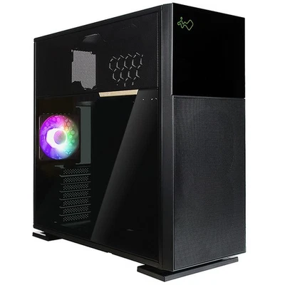 IN WIN Development IW-CS-515BLK-1AL120 Computer-Gehäuse Midi Tower black - Immagine 1 di 4
