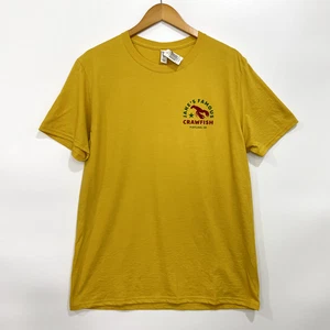 Jake's Famous Crawfish T-Shirt Large gelb Iconic Tee Fruit of the Loom - Bild 1 von 10