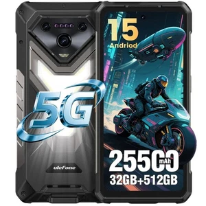 Ulefone Armor 34 Pro 5G Projektor Handy 25000mAh 32GB+512GB Outdoor Smartphone - Picture 1 of 7