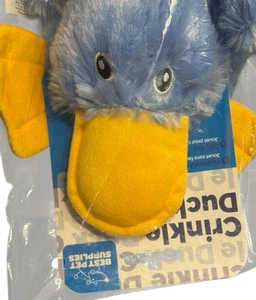 Crinkle Duck stopffreies Hundespielzeug - 14 Zoll lang interaktives Haustierspielzeug - PT333 - Bild 1 von 6