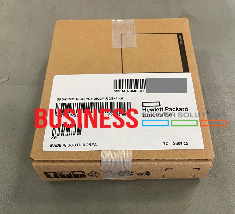 HPE 16GB 1x16GB SR x4 DDR4-2933 Registered Smart Memory P00920-B21 - Image 1 of 1