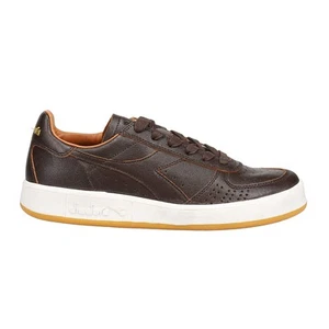 Zapatillas informales Diadora B.Elite Saffiano perforadas con cordones para hombre marrones 17 - Imagen 1 de 5
