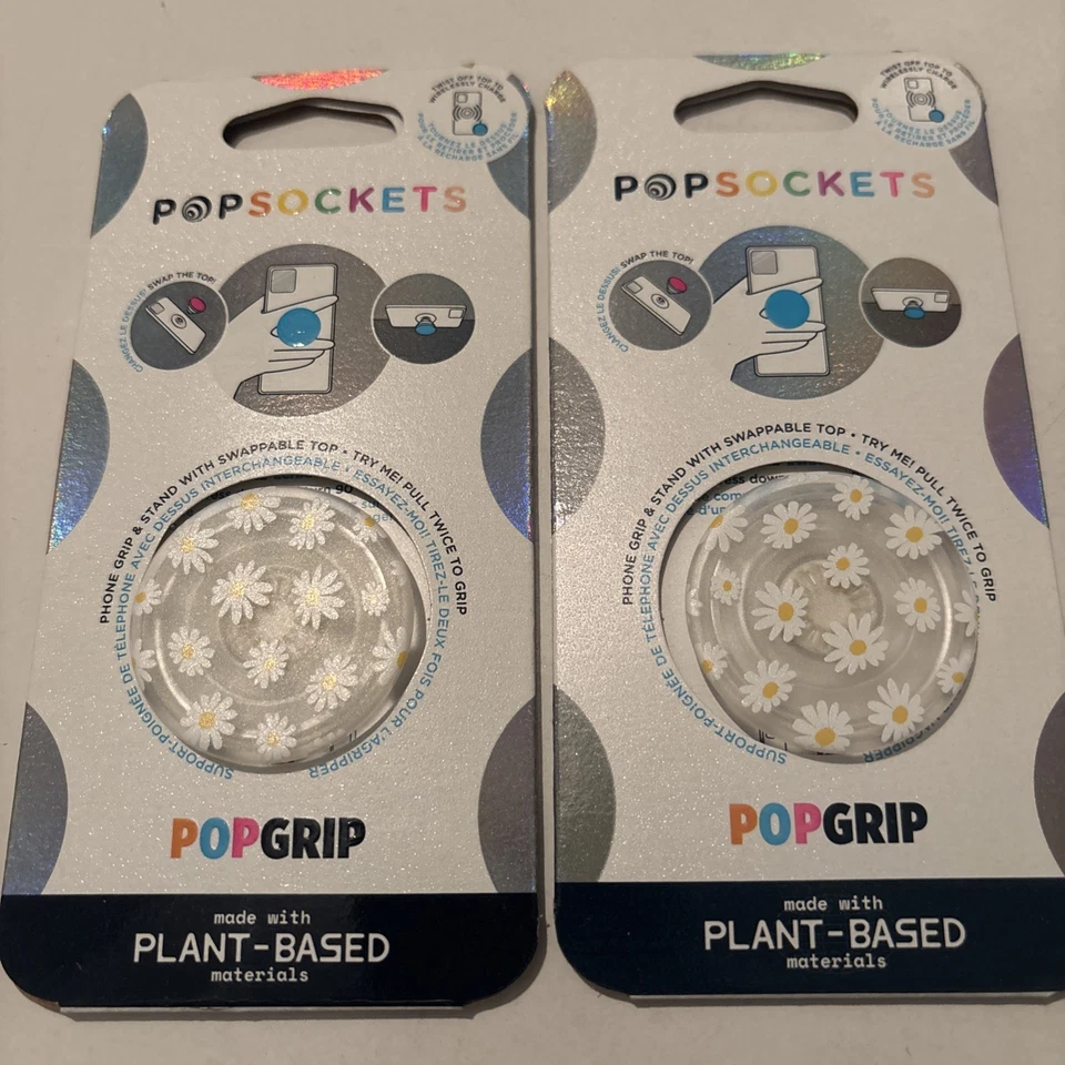 PopSockets Premium Phone Grip & Stand - Translucent He Loves Me Not lot 2  - Image 1 of 1