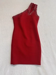 Calvin Klein Damen Kleid Größe 6 Rot 3S1588 - Bild 1 von 8