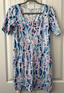 Vestido para mujer Lilly Pulitzer Gavyn Henley pequeño ancla náutica camiseta cambio - Imagen 1 de 5