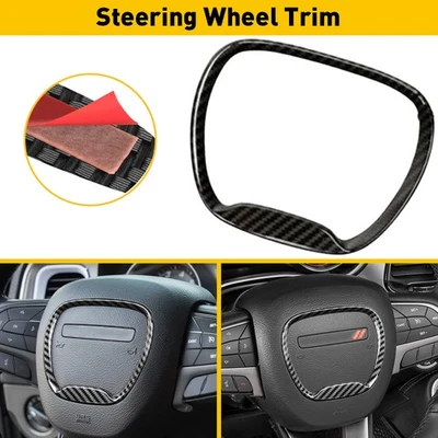 ABS Steering Wheel Trim For Cover 2015 2016-2022 Dodge Dodge Charger Challenger - Image 1 of 4