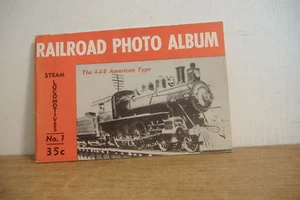~RAILROAD PHOTO ALBUM~STEAM LOCOMOTIVES NO. 1~1951~ - Picture 1 of 10