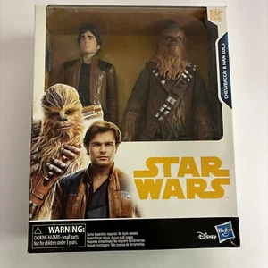 Star Wars SOLO Movie 2 pack Figures Set Han Solo & Chewbacca 12" NEW Sealed 2017 - Picture 1 of 3