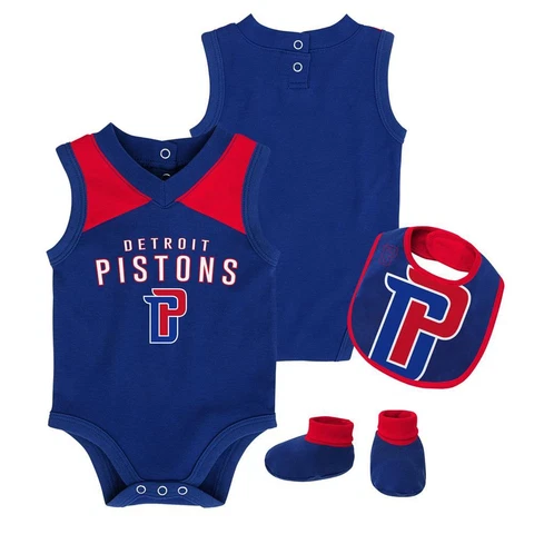 Infant Detroit Pistons Creeper Set Baby Snapsuit Set Cover