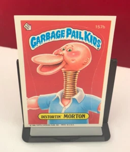 1986 Garbage Pail Kids #157b Distortin' Morton 1980s Original Series Vintage NM - Picture 1 of 2