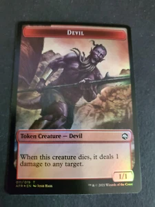 Ellywick Tumblestrum/Devil Foil Token Forgotten Realms casi nuevo como nuevo Magic The Gathering - Imagen 1 de 2