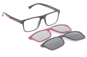 Brand New 2025 Emporio Armani Eyeglasses EA 4115 5042/1W Rx Clip-On Frame Case S - Picture 1 of 21