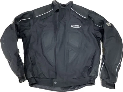 Nitro Racing Full Zip Padded Motorcycle Jacket - Black - Size Large - Used - Image 1 of 3