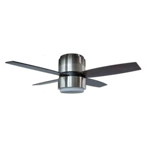 BLUE MOUNTAIN FANS Ceiling Fan w/ Remote Control 42" 4-Blade 2-Light Matte Black - Picture 1 of 5