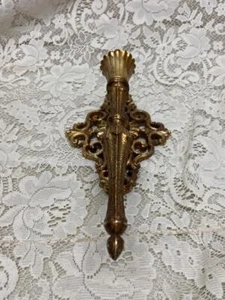 Vintage, Brass Sconce- Candle Holder 11in x 6in x 4in - Picture 1 of 8