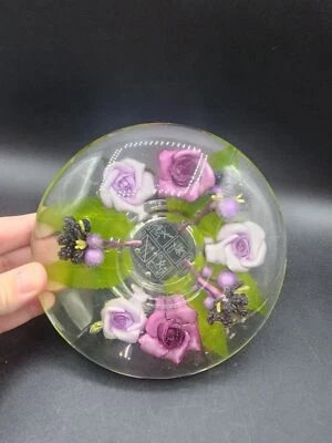 Candelabro Glide Dreamlight Traumlicht púrpura floral resina té luz Foto 1 de 4