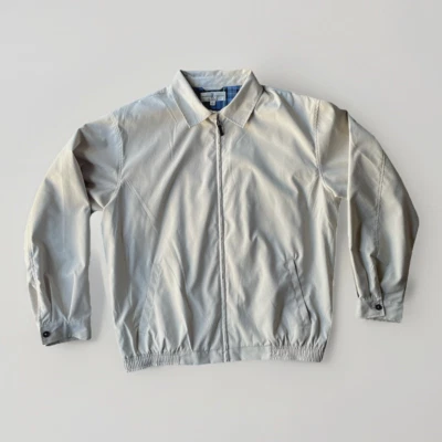 Chaqueta de golf para hombre, XL Fairway & Greene, beige cremallera completa forrada a cuadros Foto 1 de 4