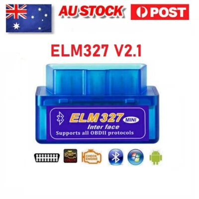 OBD2 ELM327 Code Reader Bluetooth Auto Diagnostic Tool OBDII Scanner Android iOS - image 1 of 4