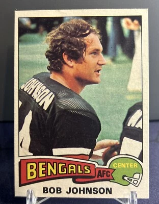 1975 Topps Football Bob Johnson Cincinnati Bengals #412 - Image 1 of 2