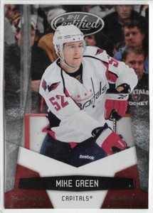2010-11 Panini Certified Mike Green Platinum Red #'d 891/999 Washington Capitals