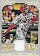 JIMMY ROLLINS 2012 TOPPS GYPSY QUEEN GAME USED PINSTRIPE JERSEY