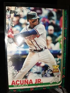 2019 Topps Walmart Holiday Baseball Base Card - Ronald Acuna Jr e11 - Picture 1 of 1