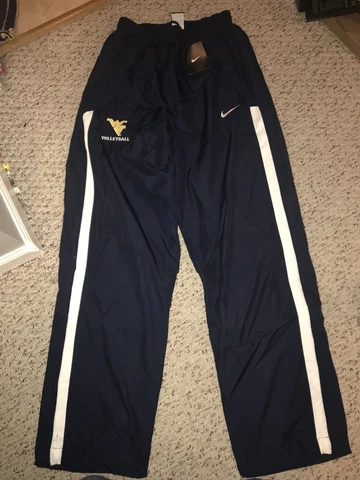 NWT Nike West Virginia Mountaineers Volleyball Dri Fit Pants *S* Cover