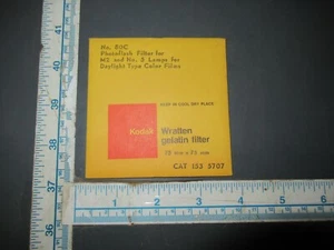 KODAK WRATTEN FILTRO GELATINA SIGILLATO 3"X3" #80C - Foto 1 di 1