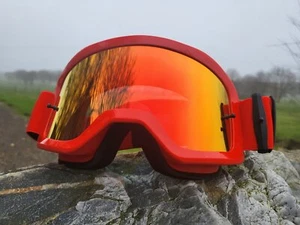 Fox Main STRAY Goggle Red Mirrored Motocross%%%% - Picture 1 of 1