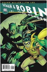 ALL STAR BATMAN & ROBIN THE BOY WONDER #9 (2008) FRANK MILLER & JIM LEE VF/NM - Picture 1 of 2