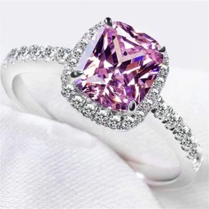 STUNNING CZ Engagement Ring Size 6 Engagement Rings for Women CZ Anniversary - Picture 1 of 3